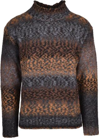 KANGRA Maglione Girocollo - Heren - Coltruien - Veelkleurig - M - Wol - Truien & Vesten