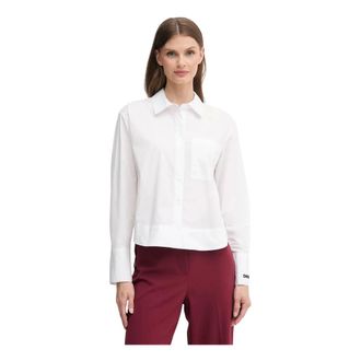 DKNY Dkny, Overhemden, Dames, Wit, XL, Katoen, Relaxed Katoenen Shirt