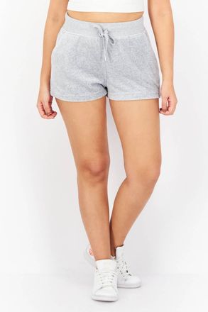 Juicy Couture Plain Basic Short In Grey Powder Heather