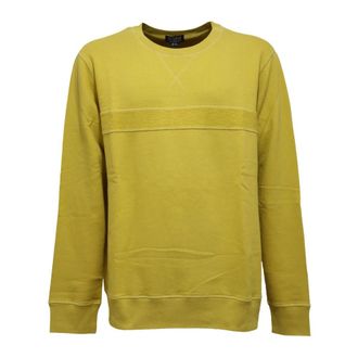 Woolrich Sweatshirts, male, Green, 2XL, Reversible Crew Neck