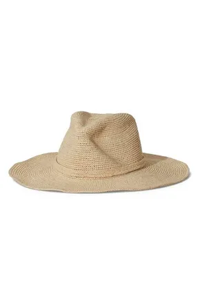 Janessa Leon&eacute; Sacha Straw Cowboy Hat in Natural at Nordstrom, Size Medium