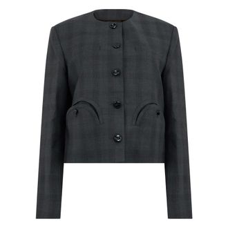 Blaz&eacute; Milano Dames, Jassen, Grijs, Maat: XS Wol