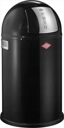 WESCO Pushboy Cubo De Basura Negro 50l Dise&ntilde;o Interior