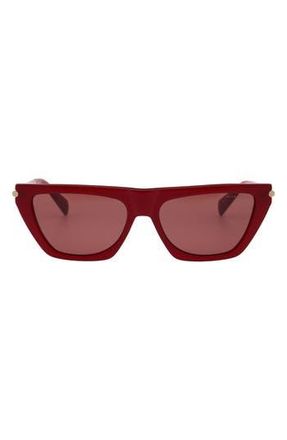 AllSaints Minka 54mm Cat Eye Sunglasses in Lipstick Red at Nordstrom Rack