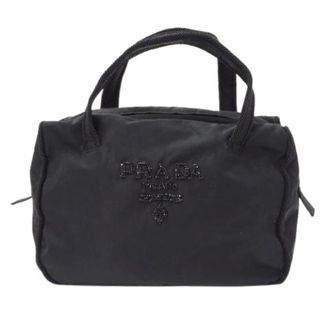 Prada Pre-owned Handbags, female, Black, Size: ONE SIZE Pre-owned Vintage Nylon Handbag