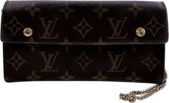 Louis Vuitton Brown Monogram Monogram Long Wallet (Bi-Fold) (Pre-Owned)