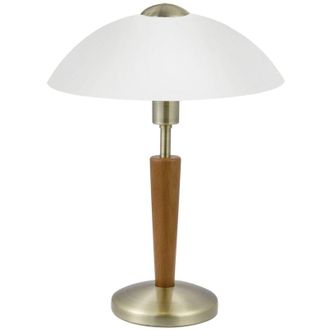 Eglo Lampada Da Tavolo Contemporanea Solo 1 Acciaio Ottone 1 Luce E14