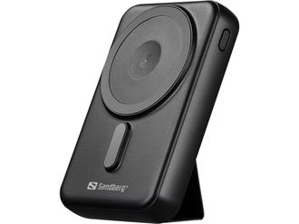 Sandberg 420-94 Mag Wireless Powerbank 10000mah 22,5w Qc3.0 Usb-a/usb-c Schwarz