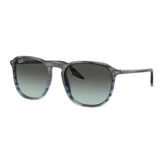 Ray-Ban Vierkante Zonnebril - Heren - Zonnebrillen - Grijs - 55 MM - Accessoires