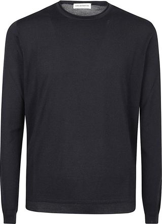 Goes Botanical Shirt met ronde hals - Heren - Ronde hals truien - Blauw - 5XL - Truien & Vesten