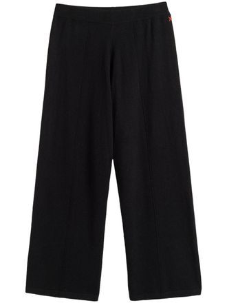 Chinti and Parker wide-leg cropped trousers - women - Wool/Cashmere - LL - Black