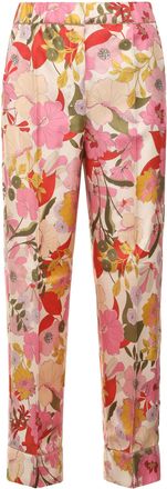Max Mara Leda Printed Silk Pajama Pants