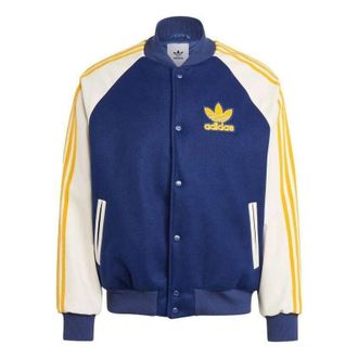 adidas Originals SST Bomber Jacket Blue White IL2574