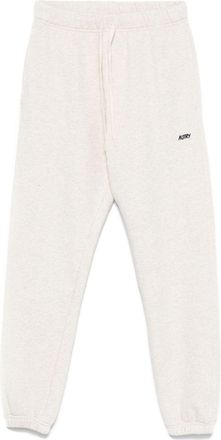 Autry logo-embroidered track pants - Neutrals