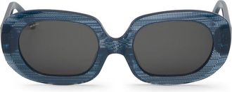 Mr.Boho Laureles BKL4-11 Womens Sunglasses Blue Size 50