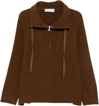 STUDIO NICHOLSON Aegon Top - Dames - Coltruien - Bruin - S - Wol - Truien & Vesten