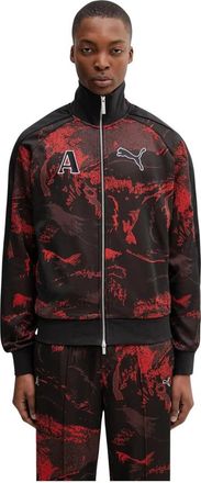 Puma T7 Track Top - Heren - Sportshirts - Zwart - M - Katoen - Fitness