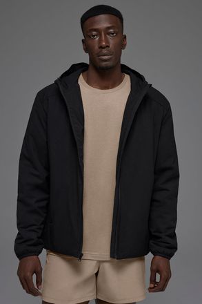 Alo | Elemental Full-Zip Jacket in Black, Size: Medium