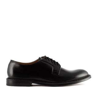 Doucal's Platte Schoenen - Heren - Nette schoenen - Zwart - 45 EU - Leer - Schoenen