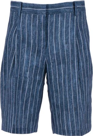 Ermanno Scervino Tailored Cropped Pinstripe Shorts