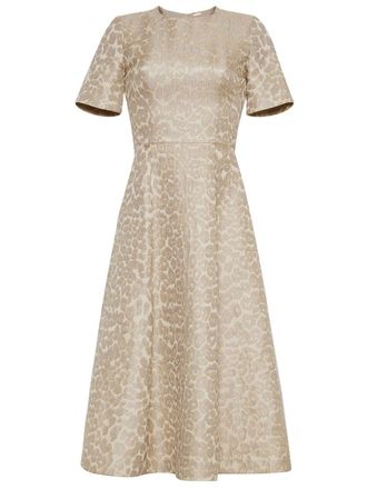 Adam Lippes Evangeline midi-jurk - Beige