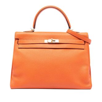 Herm&egrave;s Pre-owned Hermes Togo Kelly II Retourne 35 Ladies FKKKF53ANJAWGK7X