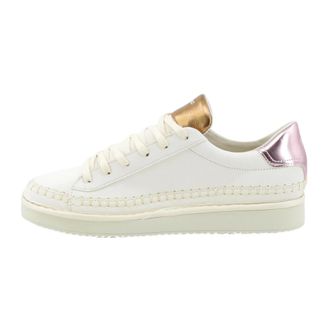 Panchic Schoenen, Dames, Wit, 39 EU, Leer, P01 Sneaker
