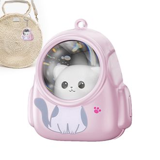 Generic Cute Light up Keychain,Animal in Backpack Key Ring with Light | Led Light Keychain, Ornament for Car Keys Backpacks Wallet for Women