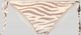MC2 Saint Barth Bikini-Hose mit Logo-Patch Modell Virgo in Beige, Gr&ouml;&szlig;e L