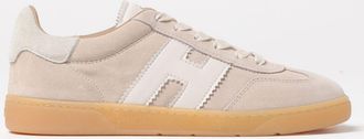 Hogan Sneakers Cool in pelle e suede con logo H a contrasto