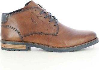 Rieker Heren Schoenen Cognac - Heren - Veterlaarzen - Bruin - 45 EU - Schoenen