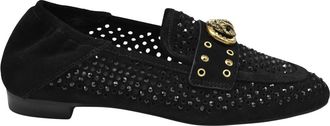 Kurt Geiger Kristal Kant Lage Schoenen - Dames - Loafers - Zwart - 36 EU - Schoenen