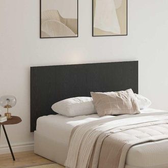 vidaXL Testiera Vidaxl Nero Rovere 160x1,5x80 cm in legno ingegnerizzato