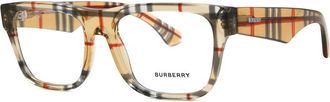 Burberry Demo Square Mens Eyeglasses BE2411 4122 55