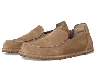 Birkenstock Utti Deep Blue - Suede Womens Lace-up Boots Gray Taupe : EU 41 (US Womens 10-10.5) Narrow