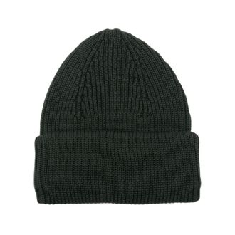 Roberto Collina Merino wollen muts - Heren - Accessoires - Groen - Maat: ONE Size Wol