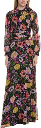 Teri Jon by Rickie Freeman Teri Jon By Rickie Freeman Printed Maxi Dress