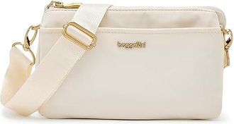Baggallini Perry Crossbody Cross Body Womens Handbags Coconut Twill, Nylon