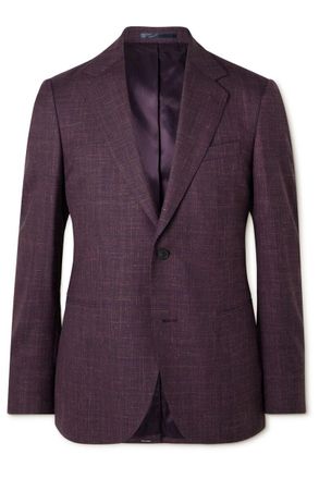 Mr P. Slim-Fit Virgin Wool, Silk and Linen-Blend Suit Jacket