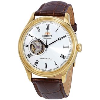 Orient Open Heart Automatic White Dial Mens Watch FAG00002W0