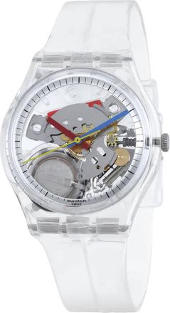 Swatch Clearly Gent Quartz Watch SO28K100-S06