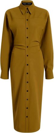 Proenza Schouler Chemisier midi con bottoni - Marrone