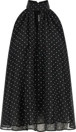 Rotate Top con scollo allamericana - Nero