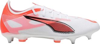 Puma Heren Ultra 5 Match Zachte Grond Voetbalschoenen (Wit)