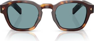Prada 52mm Polarized Phantos Sunglasses in Green Tort at Nordstrom