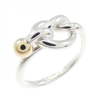 Tiffany & Co. Gold Silver Yellow Gold (18K) Silver 925 Band Ring (Pre-Owned)