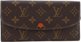 Louis Vuitton Pre-owned Wallets, female, Brown, Size: ONE SIZE Pre-owned Emilie Monogram Long Wallet