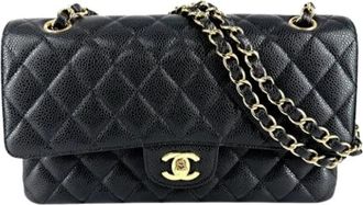 Chanel Pre-owned Matelasse Schoudertas - Dames - Vintage Schoudertas - Zwart - ONE Size - Leer - Vintage