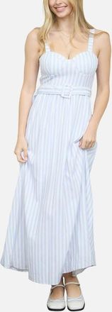 Blu Pepper Stripe Sleeveless Dress in Light Blue at Nordstrom, Size Medium