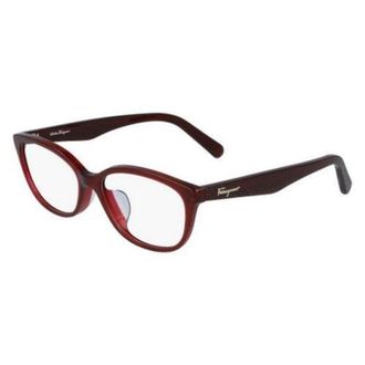 Ferragamo Ladies Red Cat Eye Eyeglass Frames Sf2857A 603 - 53